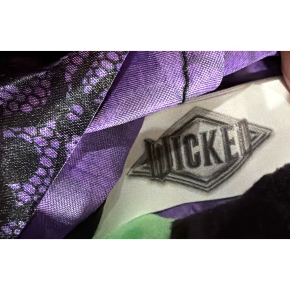NEW WICKED For Good Elphaba EXCLUSIVE Plush Toy 10" Black Hat/Purple Dress NWT - Picture 7 of 15